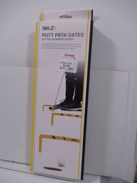 94963 Sklz Golf Putt Path Gates Training Set Of 3 Yellow Sealed Box
