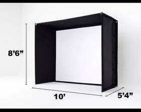 2472005 Skytrak Golf 10 Studio Enclosure Frame Impact Screen And Side Barriers 2472005 Skytrak Golf 10 Studio Enclosure Frame Impact Screen And Side Barriers