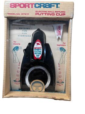 07911 Sportcraft Vintage Electric Ball Return Putting Cup 1968 Made In Usa 07911 Sportcraft Vintage Electric Ball Return Putting Cup 1968 Made In Usa