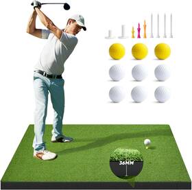 Sports 313057616620 Golf Hitting Mat 5x4ft Artificial Turf Practice For Outdoor And Indoor T
