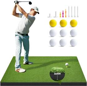 Sports 445036947999 Golf Hitting Mat 5x4ft Artificial Turf Practice For Outdoor And Indoor T