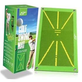Spory Body 681541913815 Golf Swing Mat By Sporty Realistic Turf For True Ball Flight Simulation