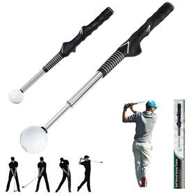 Stelpaw 762849794228 Retractable Golf Swing Trainer Aid For Right-handed Golfers Rhythm Click Stic