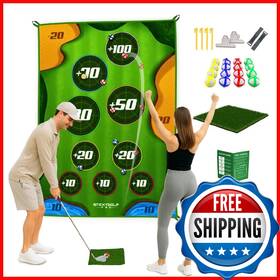 Stickygolf Pro B0f5t4vc69 Golf Game For Adults And Kids - Chipping Set With Sticky Balls Indoor/outdoor Fun