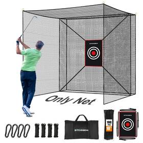 Storgem 752253818238 Golf Batting Cage Net With Extra Striking Frame Not Included Heavy Duty