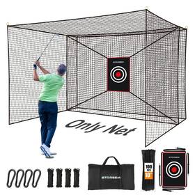 Storgem 752253818245 Golf Batting Cage Net With Extra Striking Only Heavy Duty Hitt