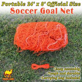 Strong Camel 612592521117 Portable Training Soccer Net 24ft X 8ft