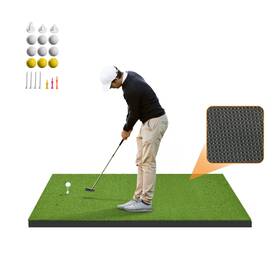 Sturdum 197839909922 5x4ft Golf Hitting Mat Thickened 36mm Artificial Turf For Indoor/outdoor