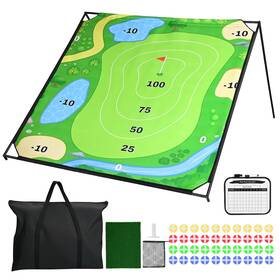 Sturdum Beyshkq6ge Golf Chipping Game Set 6x6ft Portable Indoor/outdoor Target Practice