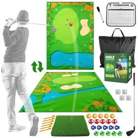 Suimono 197644475681 Golf Chipping Game Set - Adjustable Height Club Included