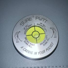 Sure Putt 680226258692 Pro Golf Putting Aid - Silver Learn To Read Greens And Lower Scores