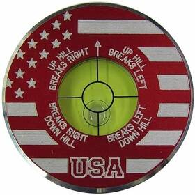 Sure Putt 744985453665 Pro - Golf Putting Aid And Green Reader Limited Edition Red Usa