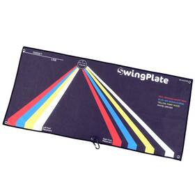 Swing Plate 881897001192 Golftrainingaids Unisex Right Hand Golf Towel Black