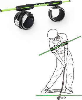 Swingalign 692761601123 Golf Swing Trainer - Align Basic Kit Training Aids Fo
