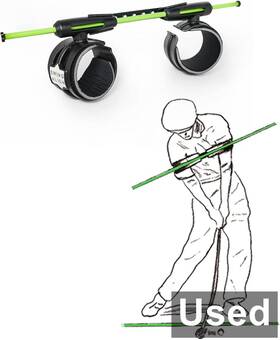 R7svwy Swingalign Golf Swing Align Basic Trainer Kit Black/green