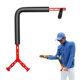 Tangyu 415344590118 Swing Pro Plus Golf Trainer Aid Gold Rotation Fo