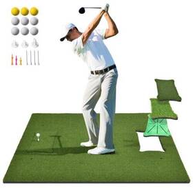 2165 Taus Golf Hitting Mat 5 4ft Pro 31mm Practice Training Aid Indoor