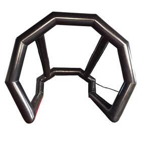 L22w071 Techtongda Used Inflatable Golf Practice Swing Simulator Training Outdoor Net Cage Sport