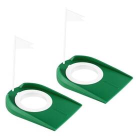 Tenalleys 600820 2 Pack Golf Putting Cup With Flag Indoor Hole Training