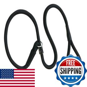Terrain D.o.g. B00dcbttsi D.o.g. Rope Slip Lead 1/2 X 6-feet Black 07-6100-s1-6