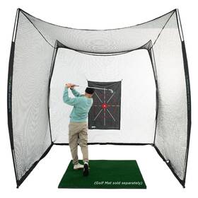 The Indoor Golf Shop 860011023456 Hitting Net Cage 10ft X With Target Knotless For Ind