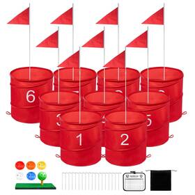 Ap240301001 Toemics Golf Bucket Yard Game Backyard For Adults Family Kids Portable 9-