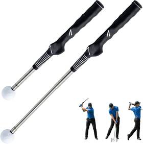 Tomum 313108447487 Golf Swing Retractable Trainer - Click Stick Grip For Speed
