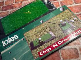 Totes 715717734857 Chip Ftn Drive Mat Golf Putting Practice Green New Open Box