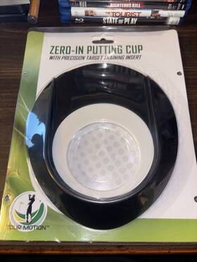 Tour Motion 022275214333 Golf Zero-in Putting Cup Precision Target Training Insert New
