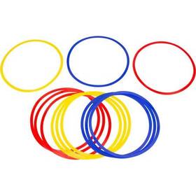 Trademark Innovations Spdrng12-cas Speed And Agility Training Rings - Set Of 12 16 Inch Diameter With Carrycase