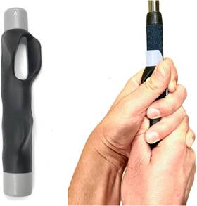 Truebirdie 726084704961 Left Or Right Handed Golf Grip Trainer - Swing Aid Club Attachment To Corre