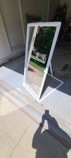 Trueshot Golf 686457032353 Pvc Mirror 2ftx4ft - Teaching And Training Swing