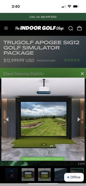 Sig12 Trugolf Apogee Golf Simulator