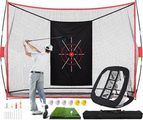3x2m Trzx 798038653779 Golf Impact Net With Chipping Silk Target Mat