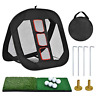 Tt-f004-gs1 Sunhoo Golf Chipping Net With Dual Turf Hitting 696395650786