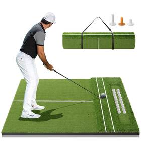 Matt21 Turf 754208295996 Golf Mat With Ball Tray 5x4ft Hitting Matt 3 Tees Fo