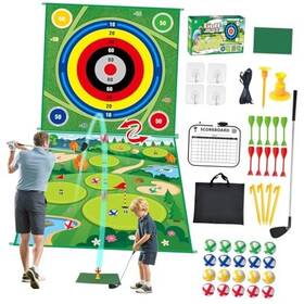 Gef-001 Tyrrde Battle Golf Chipping Game Double-sided Hitting Mat For Indoor And Outdoor