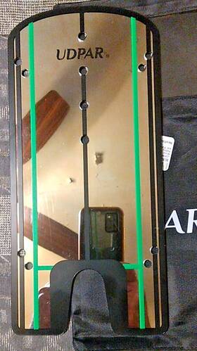 Udparsco 770642413390 Golf Putting Eyeline Alignment Mirror Training Aid Putter Swing Trainer Practice