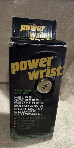 Unique Product & Design 763894262199 Power Wrist Self-training Golf Aid Still With Box Preowned
