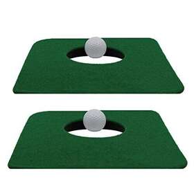 Upstreet Golf Putt X2 Golf Putting Mat For Indoors - Includes Two Putt Mats And Training Ball
