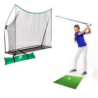 Usa10-0010141 Aosom Portable Golf Practice Aid Driving Hitting Net With Carrying