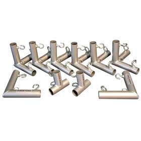 Vanta Sports 850007684068 Triple 10ft Diy Powder Coated Rust Resistant 10 Piece Golf Frame