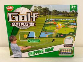 Vatos 7888-7 Golf Chipping Game Play Set Kit - Mat With Clubs And Practice Green 70 X Inch
