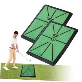 Mat-a2 Vavostocks 2 Pack Golf Hitting Mats For Swing Path Feedback 17 Inch X13 Practice Mat