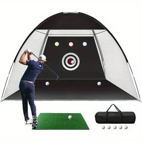 Zpk10x7ycdwdx30ok Vevor 10x7ft Golf Practice Net Hitting Aid Training Driving Chipping Indoor