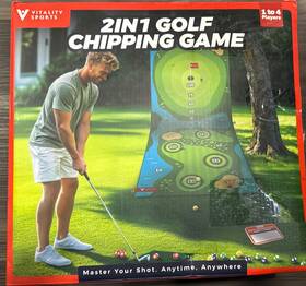 Ps0106025 Vitality Sports 2in1 Golf Chipping Game With 20 Sticky Balls