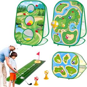 Vmv Essentials 198168319581 Golf Games For Kids - Sticky Game Cornhole And Putting G
