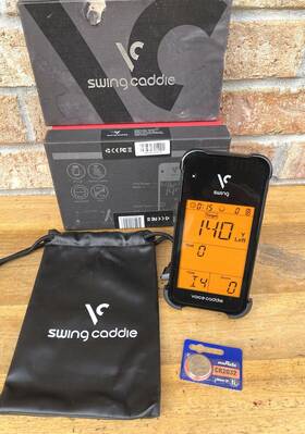 Sc100 Voice Caddie 856640005048 Swing With Remote Tested And Working