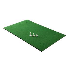 Wakeman 196220949257 Golf Hitting Mat - 5x3-foot Artificial Turf Training With 3 Rubber Tees A
