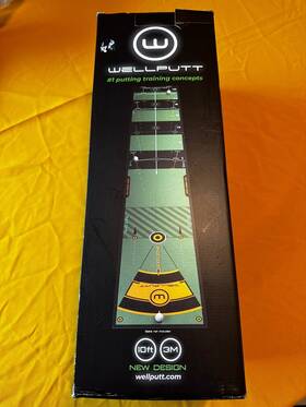 Wmat-3mgreen Wellputt - Golf Putting Training Mat Classic Green 3m/10ft